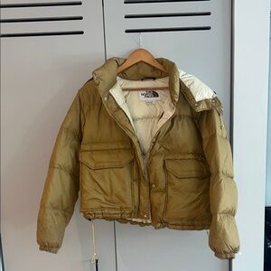 The North Face Tan Puffer Jacket